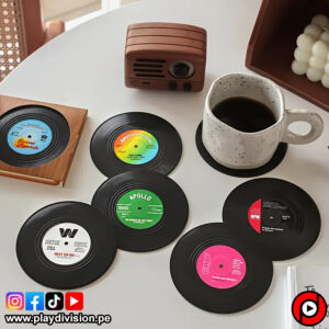 Posavasos de Disco Vinyl