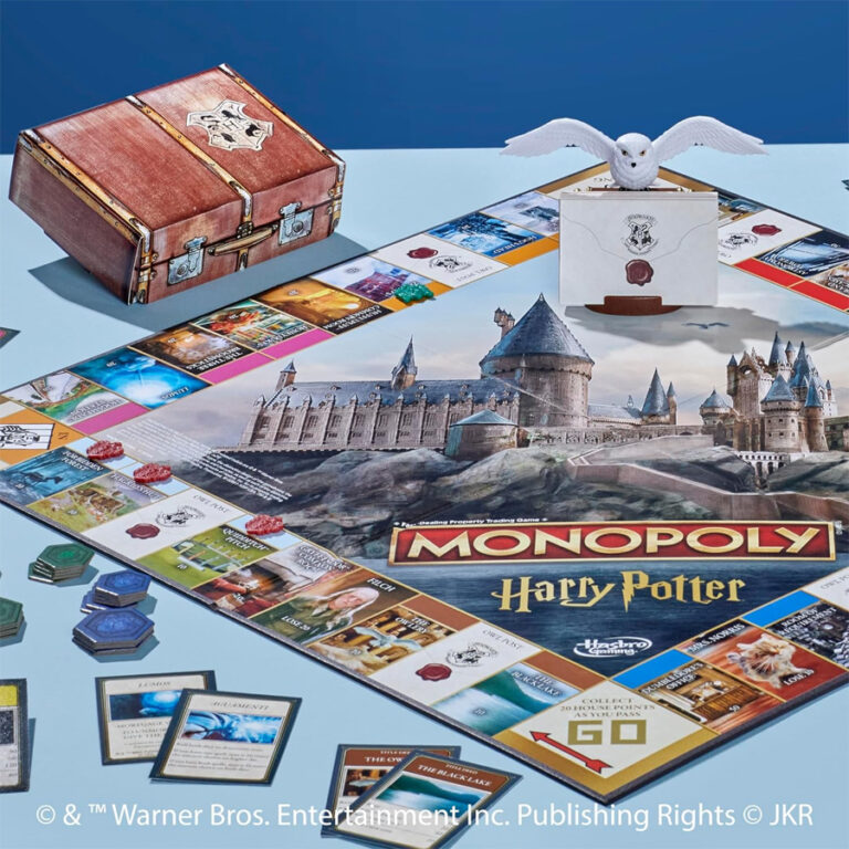 Monopoly Harry Potter – Édition Française – 2 à 6 Joueurs – Explorez Poudlard – Dès 8 Ans