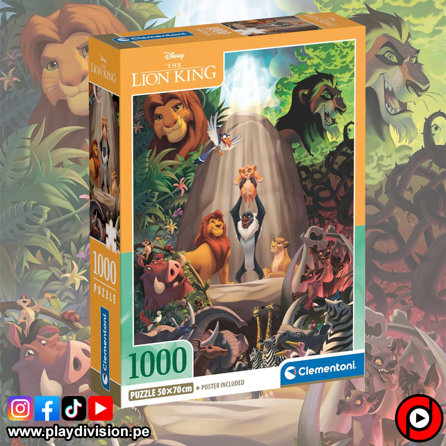 El Rey León - Rompecabezas de 1000 piezas