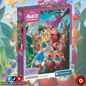 Alicia en el país de las maravillas - Rompecabezas de 1000 piezas