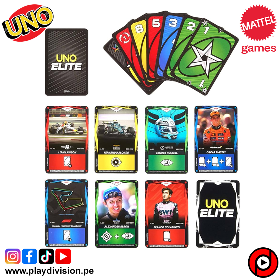 UNO - Elite Formula 1 2025 Core Edition - Imagen 2