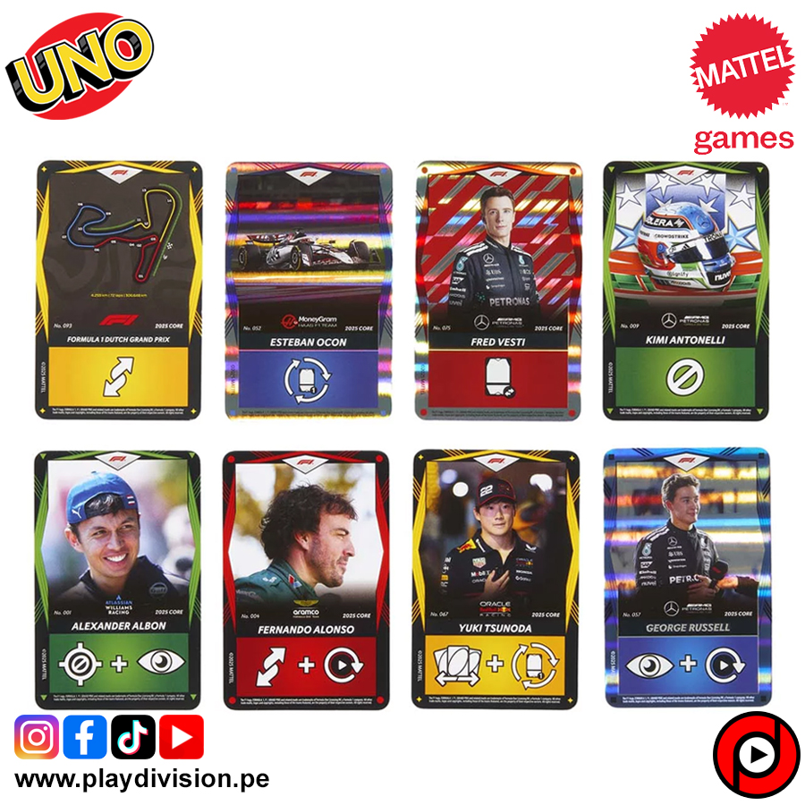 UNO - Elite Formula 1 2025 Core Edition - Imagen 3
