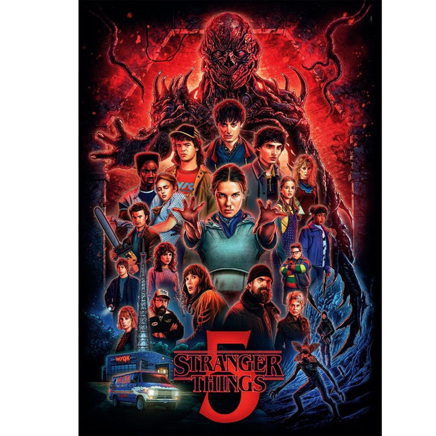 Stranger Things 5 - Rompecabezas de 1000 piezas - Imagen 2