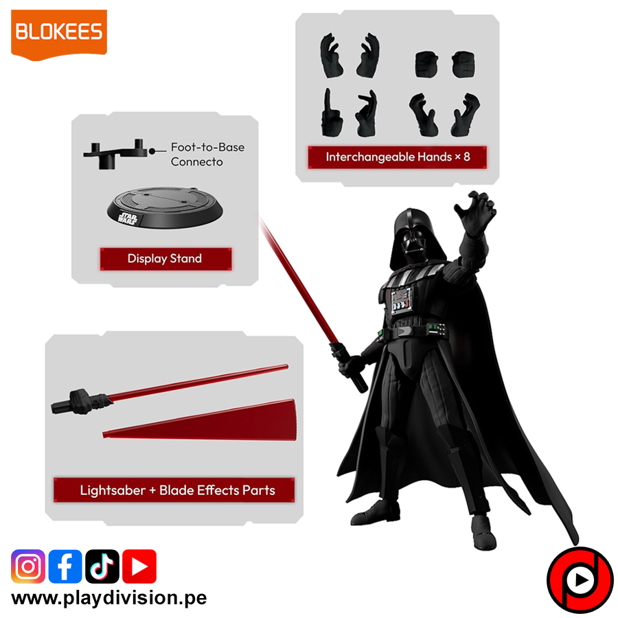 Blokees - Star Wars - Darth Vader - Imagen 4