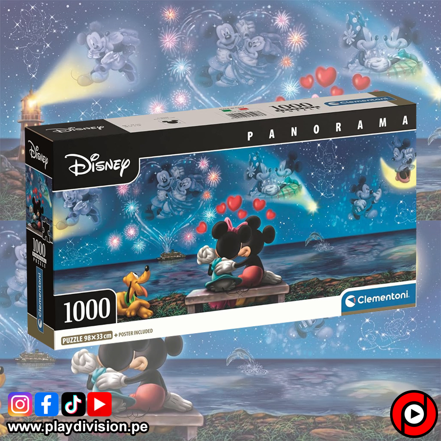 Mickey & Minnie – Panorámico – Rompecabezas de 1000 piezas