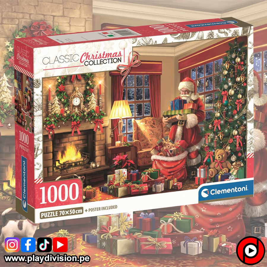 Visita de Santa Claus – Rompecabezas de 1000 piezas